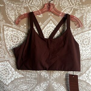 NWT GIRLFRIEND COLLECTIVE Earth Lou V-back Bra
